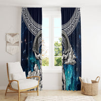 Uranus Greek God Of The Sky Window Curtain Greek Mythology Celestial Zodiac Constellation Vintage