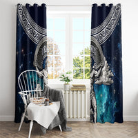 Uranus Greek God Of The Sky Window Curtain Greek Mythology Celestial Zodiac Constellation Vintage