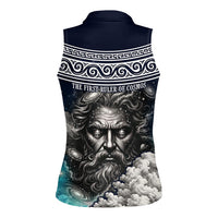 Uranus Greek God Of The Sky Women Sleeveless Polo Shirt Greek Mythology Celestial Zodiac Constellation Vintage