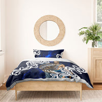 Uranus The Primal Sky Greek God Bedding Set Vintage Celestial Armillary Sphere Cosmos Mythology