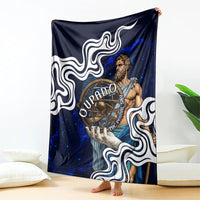 Uranus The Primal Sky Greek God Blanket Vintage Celestial Armillary Sphere Cosmos Mythology