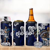 Uranus The Primal Sky Greek God 4 in 1 Can Cooler Tumbler Vintage Celestial Armillary Sphere Cosmos Mythology
