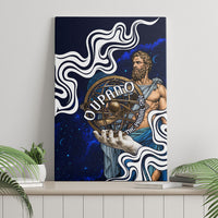 Uranus The Primal Sky Greek God Canvas Wall Art Vintage Celestial Armillary Sphere Cosmos Mythology