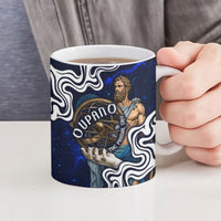 Uranus The Primal Sky Greek God Ceramic Mug Vintage Celestial Armillary Sphere Cosmos Mythology