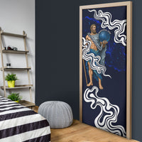 Uranus The Primal Sky Greek God Door Cover Vintage Celestial Armillary Sphere Cosmos Mythology