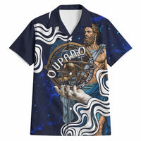 Uranus The Primal Sky Greek God Hawaiian Shirt Vintage Celestial Armillary Sphere Cosmos Mythology