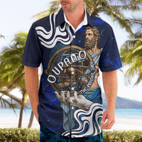 Uranus The Primal Sky Greek God Hawaiian Shirt Vintage Celestial Armillary Sphere Cosmos Mythology