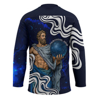 Uranus The Primal Sky Greek God Hockey Jersey Vintage Celestial Armillary Sphere Cosmos Mythology