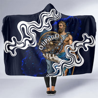 Uranus The Primal Sky Greek God Hooded Blanket Vintage Celestial Armillary Sphere Cosmos Mythology