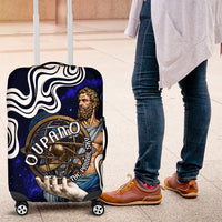 Uranus The Primal Sky Greek God Luggage Cover Vintage Celestial Armillary Sphere Cosmos Mythology