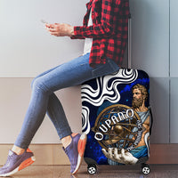 Uranus The Primal Sky Greek God Luggage Cover Vintage Celestial Armillary Sphere Cosmos Mythology
