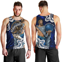 Uranus The Primal Sky Greek God Men Tank Top Vintage Celestial Armillary Sphere Cosmos Mythology