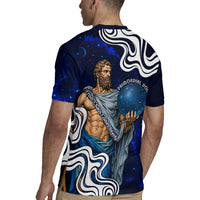 Uranus The Primal Sky Greek God Rugby Jersey Vintage Celestial Armillary Sphere Cosmos Mythology