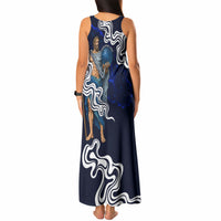 Uranus The Primal Sky Greek God Tank Maxi Dress Vintage Celestial Armillary Sphere Cosmos Mythology