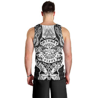 Viking Tattoo Men Tank Top Hugin And Munin Asgardian Ravens Grunge Art - Wonder Print Shop