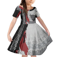 Viking Family Matching Mermaid Dress and Hawaiian Shirt Warrior Come To Valhalla - Wonder Print Shop