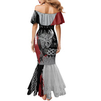 Viking Family Matching Mermaid Dress and Hawaiian Shirt Warrior Come To Valhalla - Wonder Print Shop