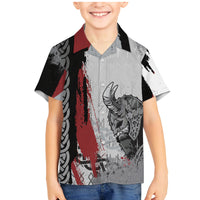 Viking Family Matching Mermaid Dress and Hawaiian Shirt Warrior Come To Valhalla - Wonder Print Shop