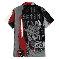 Viking Family Matching Short Sleeve Bodycon Dress and Hawaiian Shirt Warrior Come To Valhalla - Wonder Print Shop