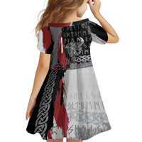 Viking Family Matching Tank Maxi Dress and Hawaiian Shirt Warrior Come To Valhalla - Wonder Print Shop