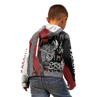 Viking Kid Hoodie Warrior Come To Valhalla - Wonder Print Shop