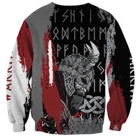 Viking Sweatshirt Warrior Come To Valhalla - Wonder Print Shop