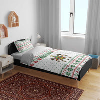 Mexico Christmas Bedding Set with Piñata Star Design and Red Green Snowflake Pattern - Wonder Print Shop