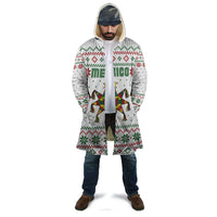 Mexico Christmas Cloak with Piñata Star Design and Red Green Snowflake Pattern - Wonder Print Shop