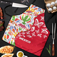 Mexico Christmas Apron with Butterfly Cactus and Colorful Floral Folk Art - Wonder Print Shop