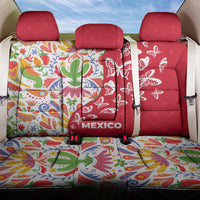 Mexico Christmas Back Car Seat Cover with Butterfly Cactus and Colorful Floral Folk Art - Wonder Print Shop