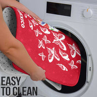 Mexico Christmas Bathroom Set with Butterfly Cactus and Colorful Floral Folk Art - Wonder Print Shop