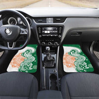 India Christmas Car Mats with Peacock Mandala Pattern and Tricolor Design - Wonder Print Shop