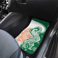 India Christmas Car Mats with Peacock Mandala Pattern and Tricolor Design - Wonder Print Shop