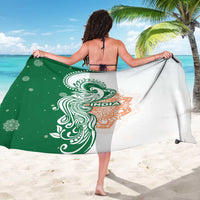 India Christmas Sarong with Peacock Mandala Pattern and Tricolor Design - Wonder Print Shop