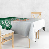 India Christmas Tablecloth with Peacock Mandala Pattern and Tricolor Design - Wonder Print Shop