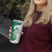 India Christmas Tumbler Cup with Peacock Mandala Pattern and Tricolor Design - Wonder Print Shop