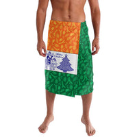 India Christmas Lavalava with Elephant Santa Tree Design and Tricolor Holiday Pattern - Wonder Print Shop