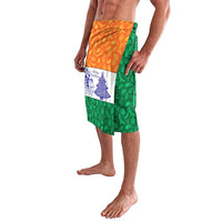 India Christmas Lavalava with Elephant Santa Tree Design and Tricolor Holiday Pattern - Wonder Print Shop
