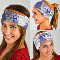 India Christmas Neck Gaiter with Elephant Santa Tree Design and Tricolor Holiday Pattern - Wonder Print Shop