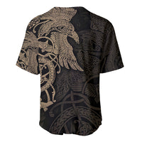 Viking Raven Baseball Jersey Wisdom in Flight - Wonder Print Shop