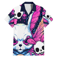Crazy Rabbit Lady Family Matching Mermaid Dress and Hawaiian Shirt - Wonder Print Shop