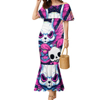 Crazy Rabbit Lady Mermaid Dress - Wonder Print Shop