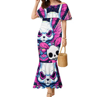 Crazy Rabbit Lady Mermaid Dress - Wonder Print Shop