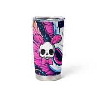 Crazy Rabbit Lady Tumbler Cup - Wonder Print Shop