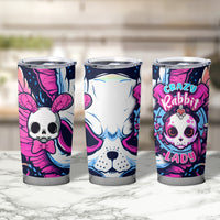 Crazy Rabbit Lady Tumbler Cup - Wonder Print Shop