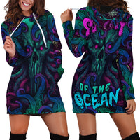 Spirit Of the Ocean Hoodie Dress - Wonder Print Shop