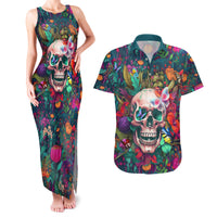 I Talk Is Smile I Laugh Too But Be Careful When I'm Silent Couples Matching Tank Maxi Dress and Hawaiian Shirt - Wonder Print Shop