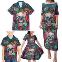 I Talk Is Smile I Laugh Too But Be Careful When I'm Silent Family Matching Puletasi Dress and Hawaiian Shirt - Wonder Print Shop