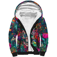 I Talk Is Smile I Laugh Too But Be Careful When I'm Silent Sherpa Hoodie - Wonder Print Shop