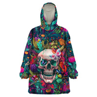 I Talk Is Smile I Laugh Too But Be Careful When I'm Silent Wearable Blanket Hoodie - Wonder Print Shop